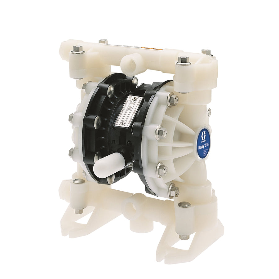Graco Husky 515 AC 1/2 in NPT Standard Pump, PP Center Section, AC Seats, BN Balls & BN Diaphragm (D51277)