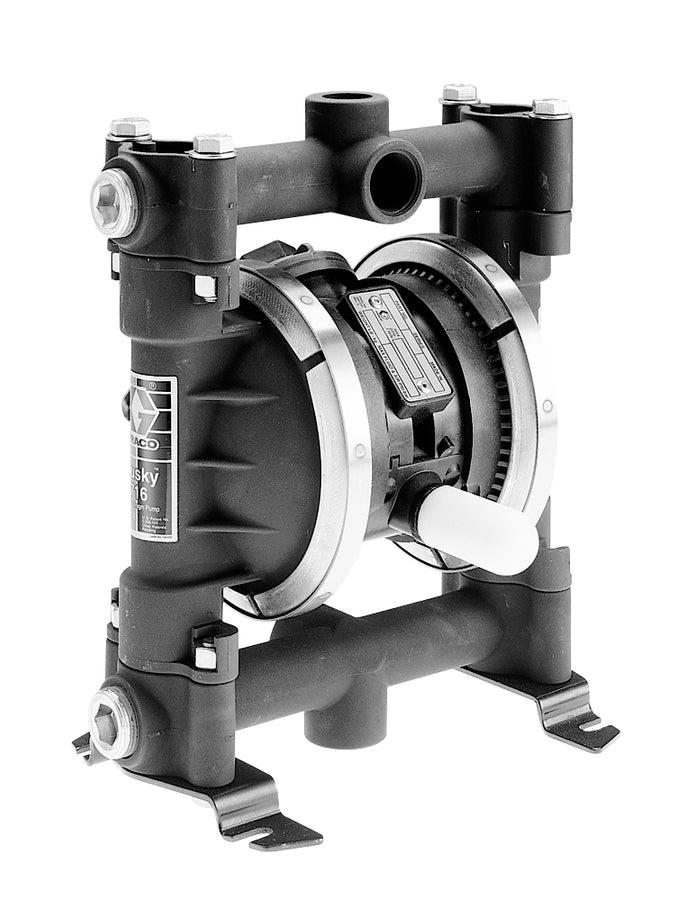 Graco Husky 716 55 gal (208 liter) AL Transfer Pump Package with AC Seats, PTFE Balls, PTFE Diaphragms & AL Tube (233056)