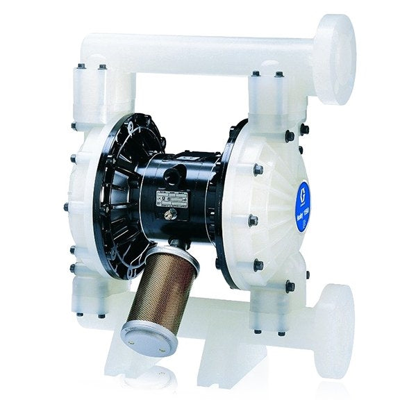 Graco Husky 1590 PP 1-1/2 in. (38.1 mm) NPT Standard Pump, SS Center Section, SS Seats, Hardened SS Balls & PTFE Diaphragm (DT2341)
