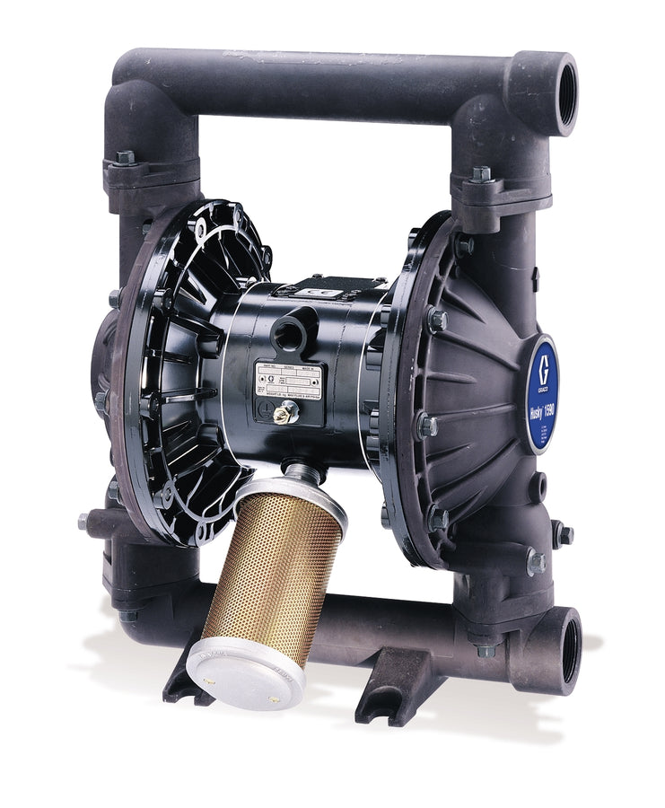 Graco Husky 1590 PP Air Operated Double Diaphragm Plastic Pump, PP/PT (DT2911)