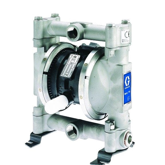 Graco Husky 716 SS (3/4 in. NPT) Standard Pump, PP Center Section, SS Seats, FKM Balls & FKM Diaphragm (D54388)