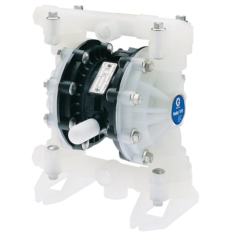 Graco Husky 515 PP 1/2 in NPT Standard Pump, PP Center Section, PP Seats, BN Balls & BN Diaphragm (D52977)