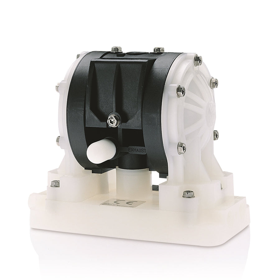 Graco Husky 205 PP Pump, Remote PP Center Section, PP Balls & PTFE Diaphragm (D22091)