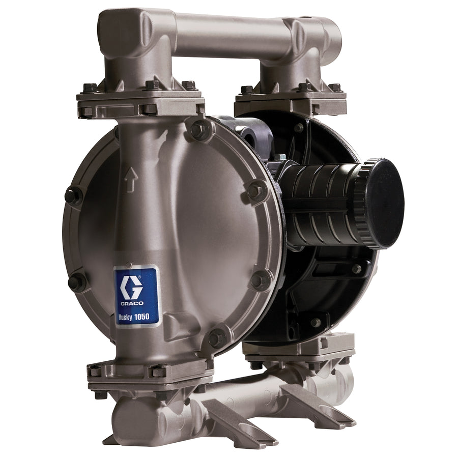 Graco Husky 1050 SS 1 in. (25.4 mm) NPT Pump, PP Center Section, SS Seats, SS Balls & PTFE Diaphragm (651152)