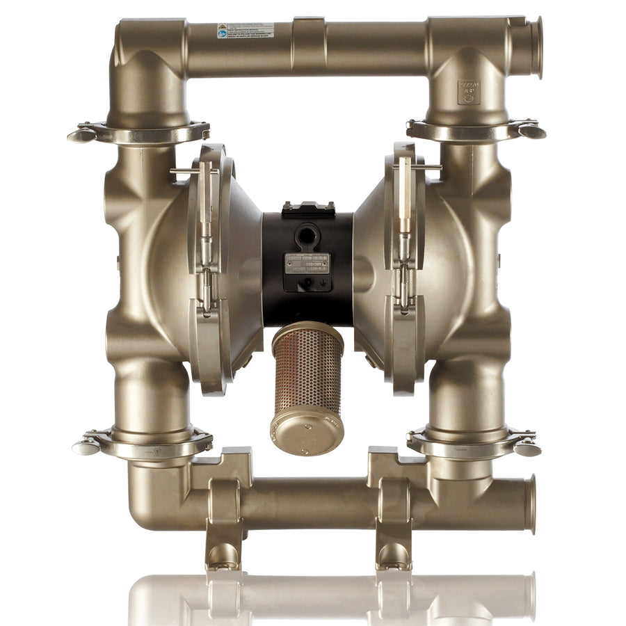 Graco SaniForce 1040, 1" FG SST Pneumatic Diaphragm Pump, AL Center, SS Seats, SP Balls, SP Diaphragms (FA7222)