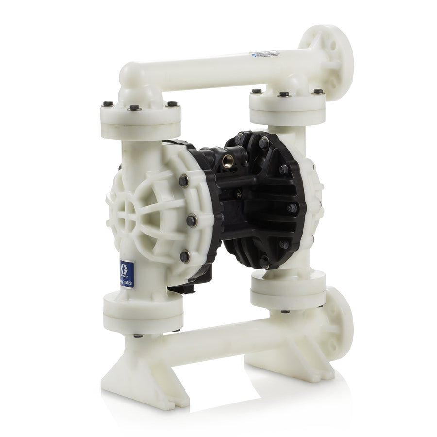Graco Husky 15120 PP Pump, End Flange, PP Center Section, PP Seats, FKM Balls & FKM Diaphragm (654509)