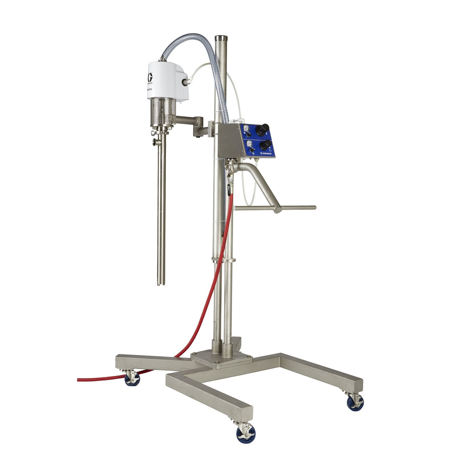 Graco SaniForce 6:1 Ratio Piston Pump with PTFE Packings for Sanitary Applications to Transfer Low to Medium Viscosity Fluids (24V321)