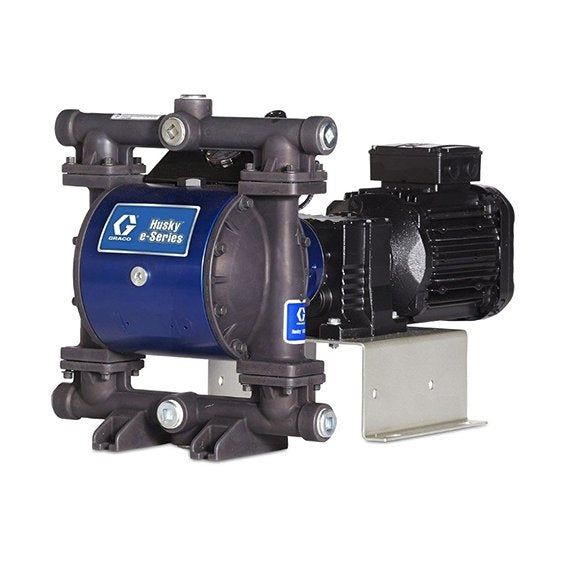 Graco Husky 1050e Al (NPT) Pump, 120V Compressor, BLDC Motor, AL Center Section, SS Seats, PTFE Balls & PTFE/SP Diaphragm (648182)