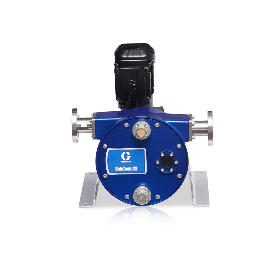 Graco SoloTech™ i23 High Speed EPDM Peristaltic Hose Pump with EPDM Hose, PVDF Barb & AC Motor (19Z062)