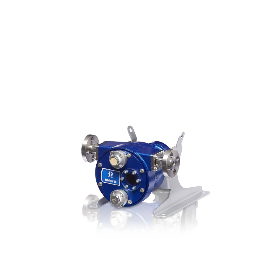 Graco SoloTech™ i10 Low Speed Natural Rubber Peristaltic Hose Pump with Natural Rubber Hose, 316 Stainless Steel Barb & IEC Connection (19X001)