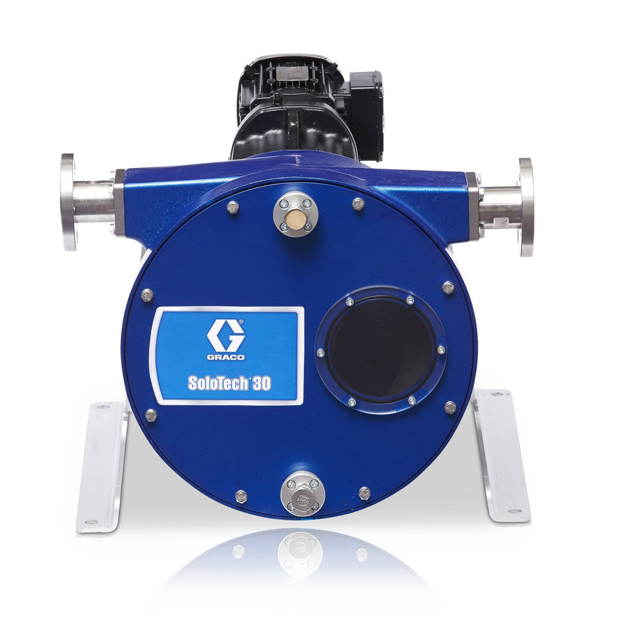Graco SoloTech™ i30 Mid Speed Hypalon Peristaltic Hose Pump with CSM Hose, PVDF Barb & AC Motor (19Z109)