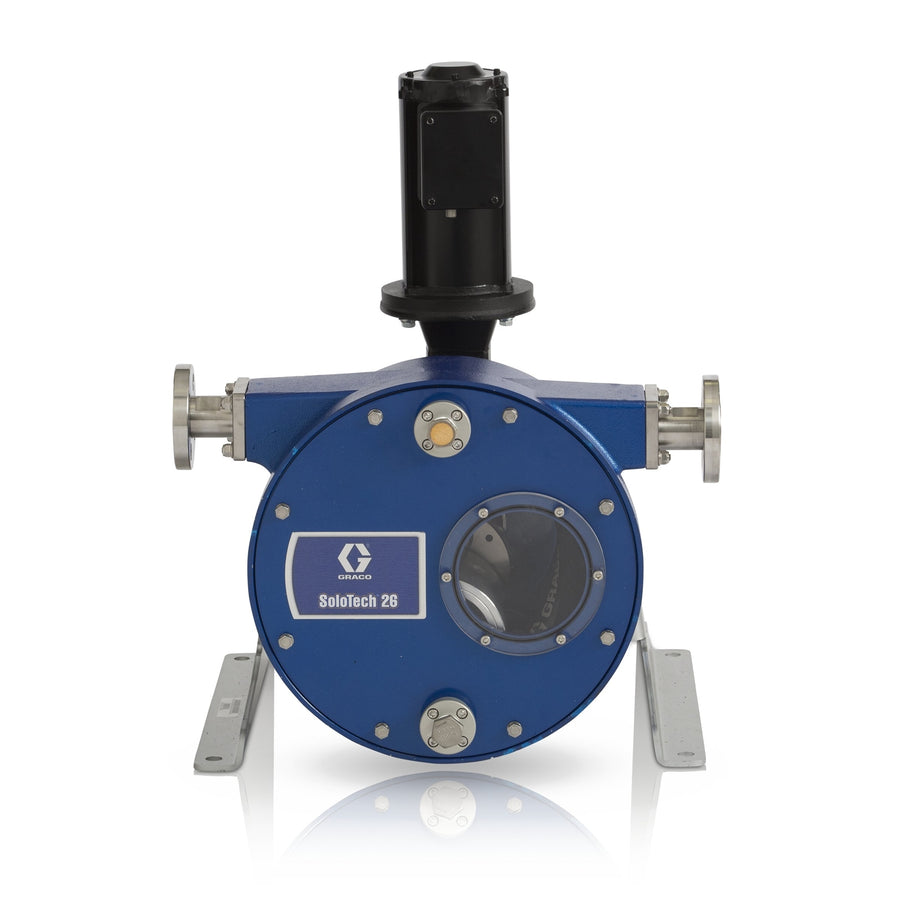 Graco SoloTech™ i26 Hypalon Peristaltic Hose Pump with CSM Hose, 316 Stainless Steel Barb & BLDC Motor (19Z066)