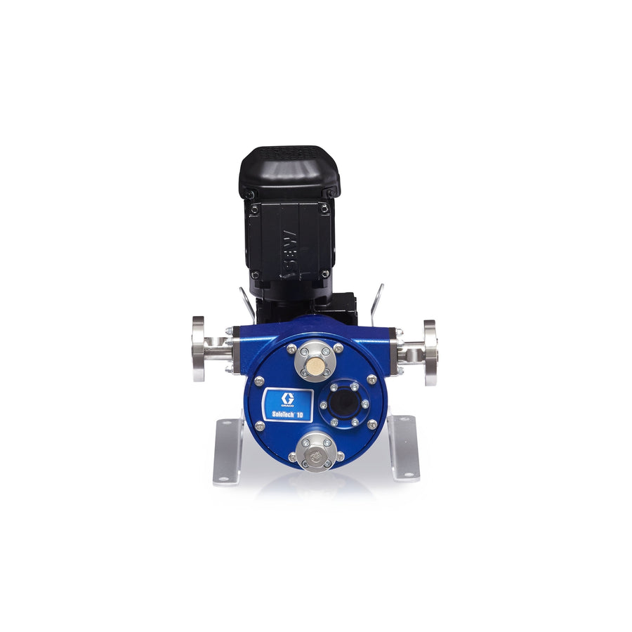 Graco SoloTech™ i10 Mid Speed EPDM Peristaltic Hose Pump with EPDM Hose, 316 Stainless Steel Barb & AC Motor (19Z022)