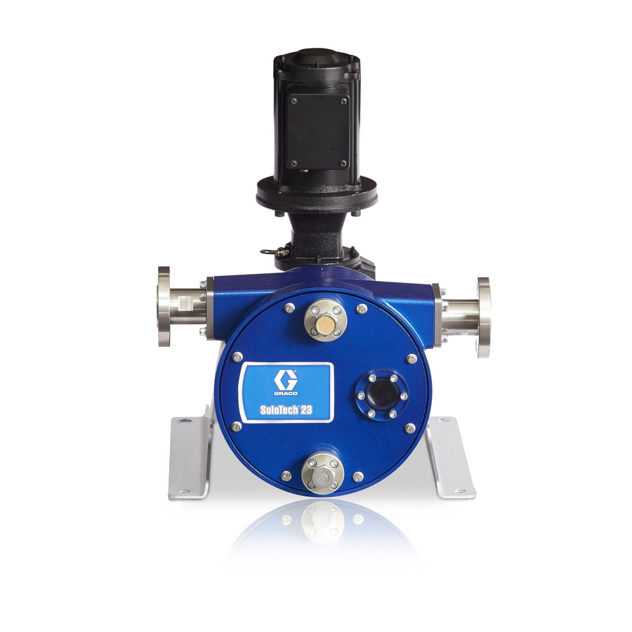 Graco SoloTech™ i23 Buna-N Peristaltic Hose Pump with Nitrile Hose, 316 Stainless Steel Barb & BLDC Motor (19Z038)