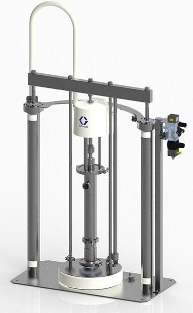 Graco SaniForce Ram Unit, Stainless Steel Frame, 5:1 DB, Inflatable Seal, Exposed Controls (SDU.A01AAA1AA0C21)