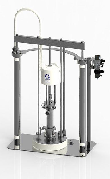 Graco SaniForce Ram Unit, Carbon Steel Frame, 12:1 PP, Inflatable Seal, Exposed Controls (SDU.B05AAA6AA0C21)