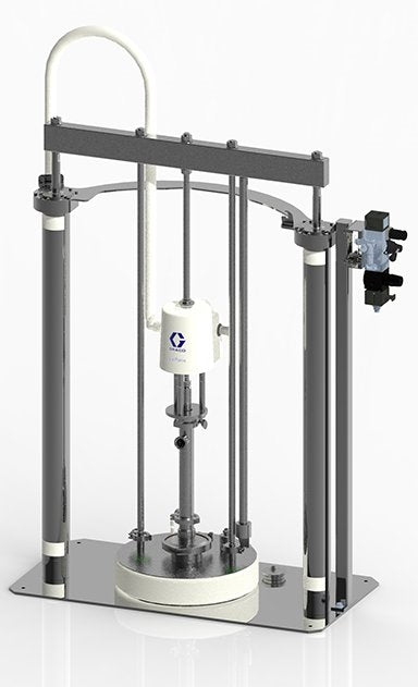 Graco SaniForce Ram Unit, Stainless Steel Frame, 6:1 PP, Inflatable Seal, Exposed Controls (SDU.A04AAA1AA0C21)