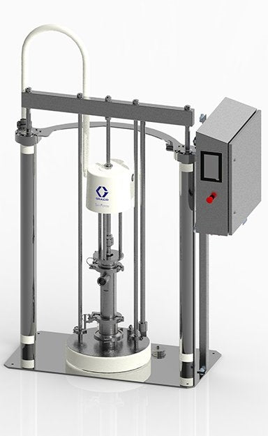 Graco SaniForce Ram Unit, Stainless Steel Frame, 12:1 PP, Inflatable Seal, Electronic Controls (SDU.A05AAA3AA0C21)