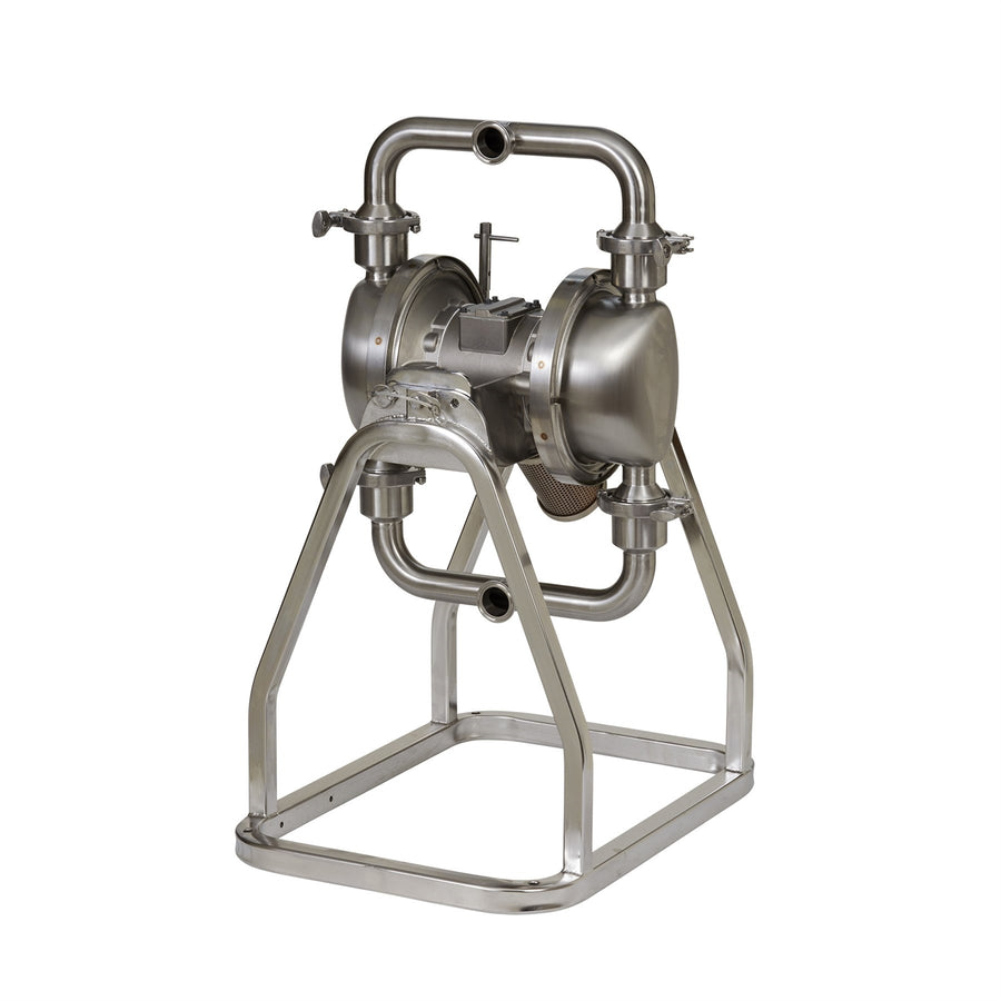 Graco SaniForce 2150, 2" HS SST Pneumatic Diaphragm Pump, SS Center, SS Seats, FK Balls, FK Diaphragms (SP2B.0008)