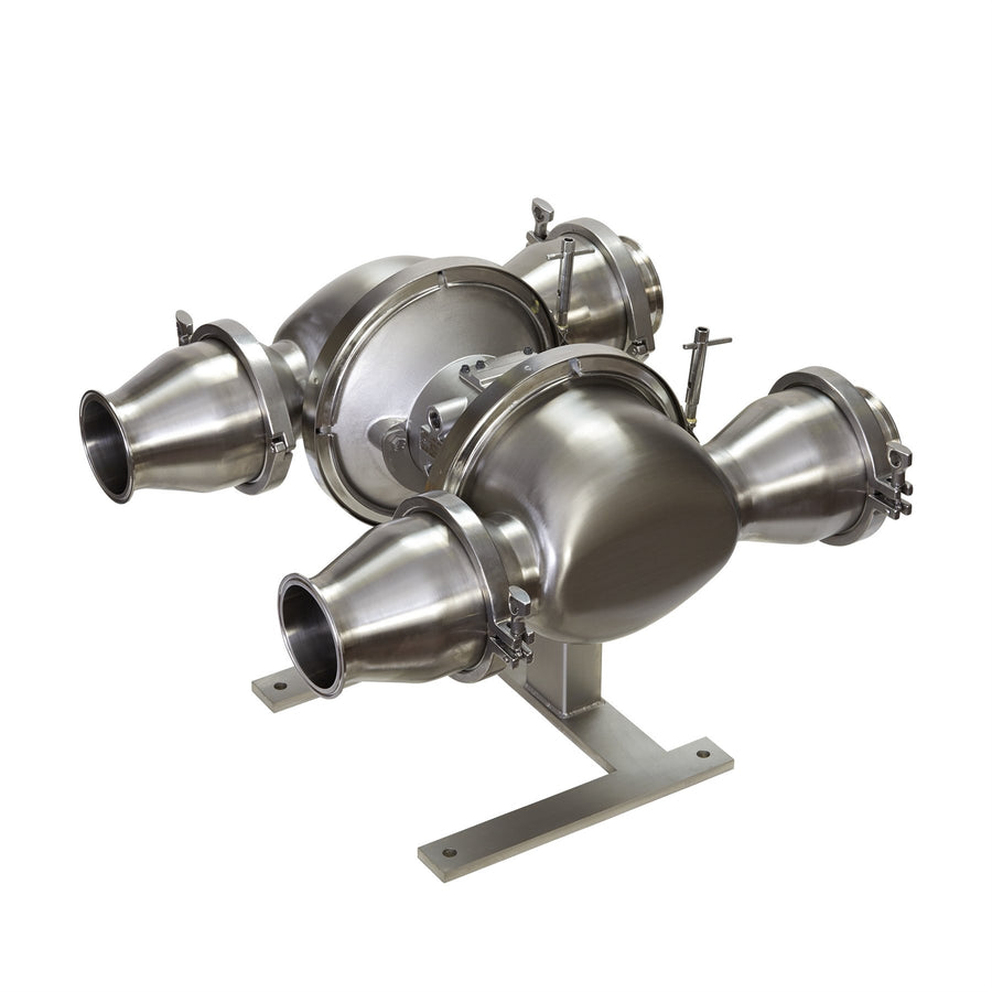 Graco SaniForce 4150, 4" HS SST Pneumatic Diaphragm Pump, SS Center, FL Checks, PO Diaphragms (SP4F.0028)