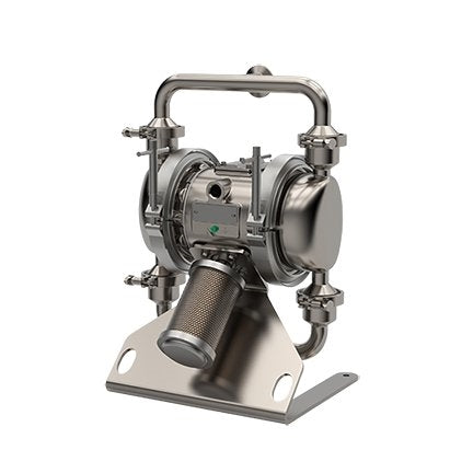 Graco SaniForce 1040, 1" PH SST Pneumatic Diaphragm Pump, SS Center, SS Seats, PT Balls, PS Diaphragms (SP1B.0036)