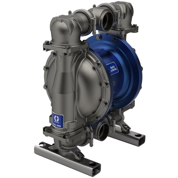 Graco Husky 3300e 3" SS Electric Diaphragm Pump; -- No Motor, No CMPSR, End Port BSP, AL Center, SS Seat, PT Ball, PT Diaphragm (659816)