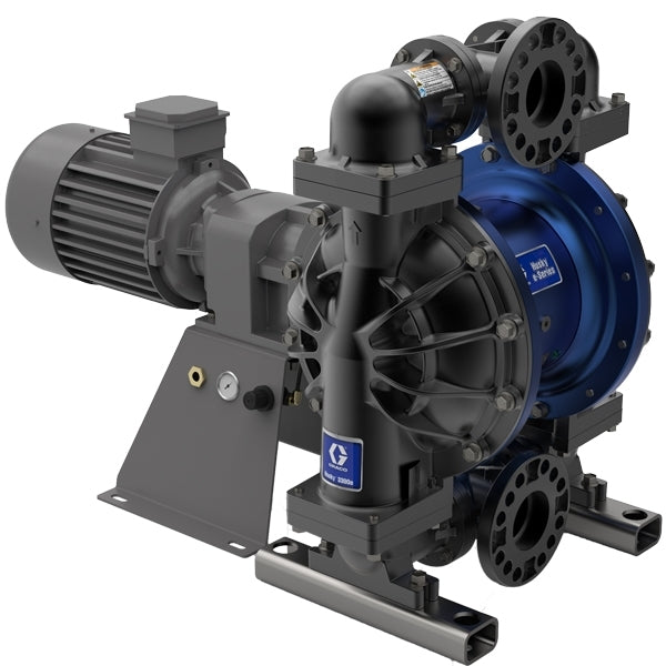 Graco Husky 3300e 3" AL Electric Diaphragm Pump; 7.5 Hp AC Motor, No CMPSR, End Port NPT, AL Center, SP Seat, SP Ball, SP Diaphragm (659004)