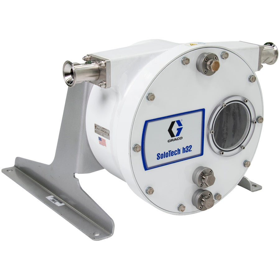 Graco SoloTech™ h32 Peristaltic Pump,  No Motor or gear reducer,  FDA Nitrile Hose, SST Sanitary Clamp Barb (19D089)