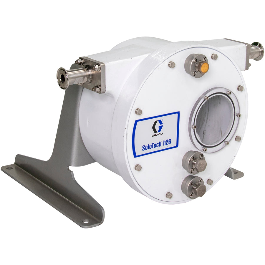 Graco SoloTech™ h26 Peristaltic Pump, No Motor or gear reducer, FDA Nitrile Hose, SST Sanitary Clamp Barb (19D100)
