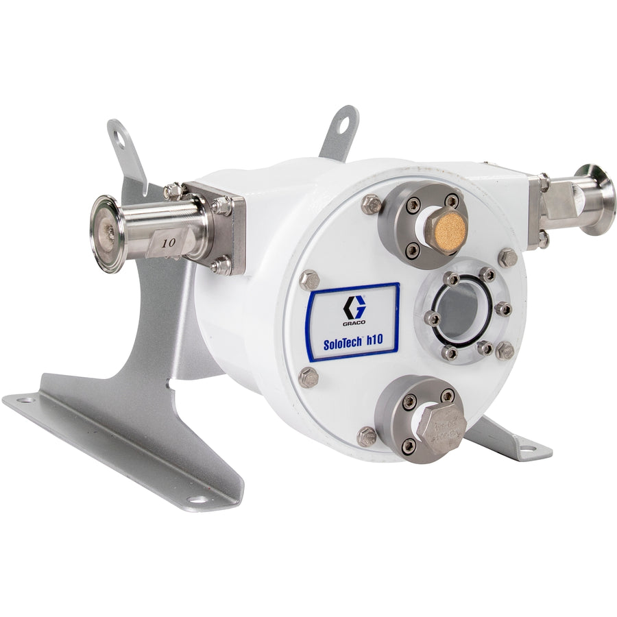Graco SoloTech™ h16 Peristaltic Pump, No Motor or gear reducer, FDA Nitrile Hose, SST Sanitary Clamp Barb (19D155)