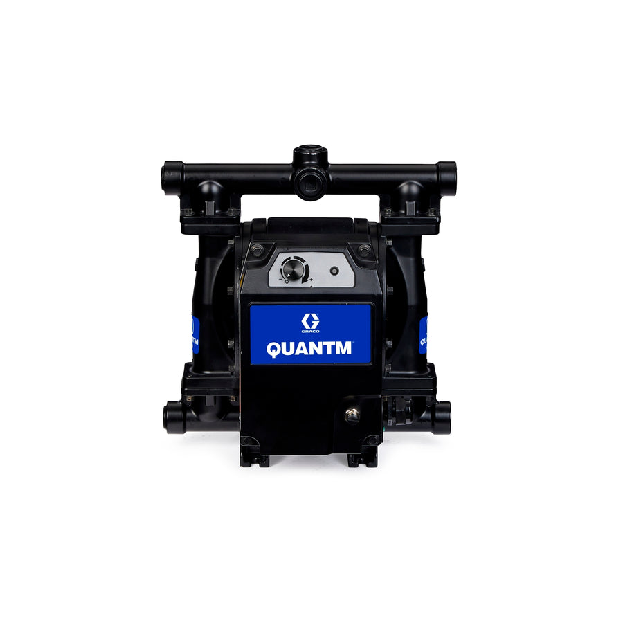 Graco QUANTM i30, 1"NPT, Aluminum Electric Diaphragm Pump, 240 VAC 1Ph, AL Center, TP Seat, PT Ball, PS Diaphragm (TE30-0252)