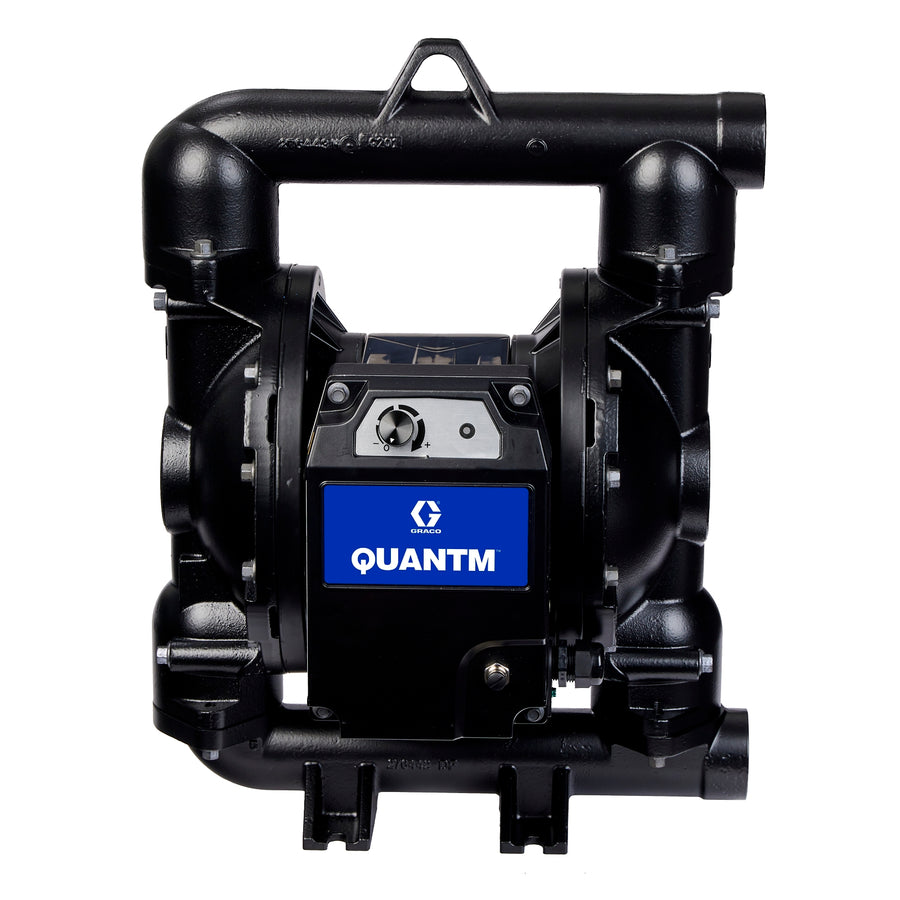 Graco QUANTM i120, 2"NPT, Cast Iron Electric Diaphragm Pump, 200-240 V, AL Center, SP Seat, SP Ball, SP Diaphragm (TE120-0084)