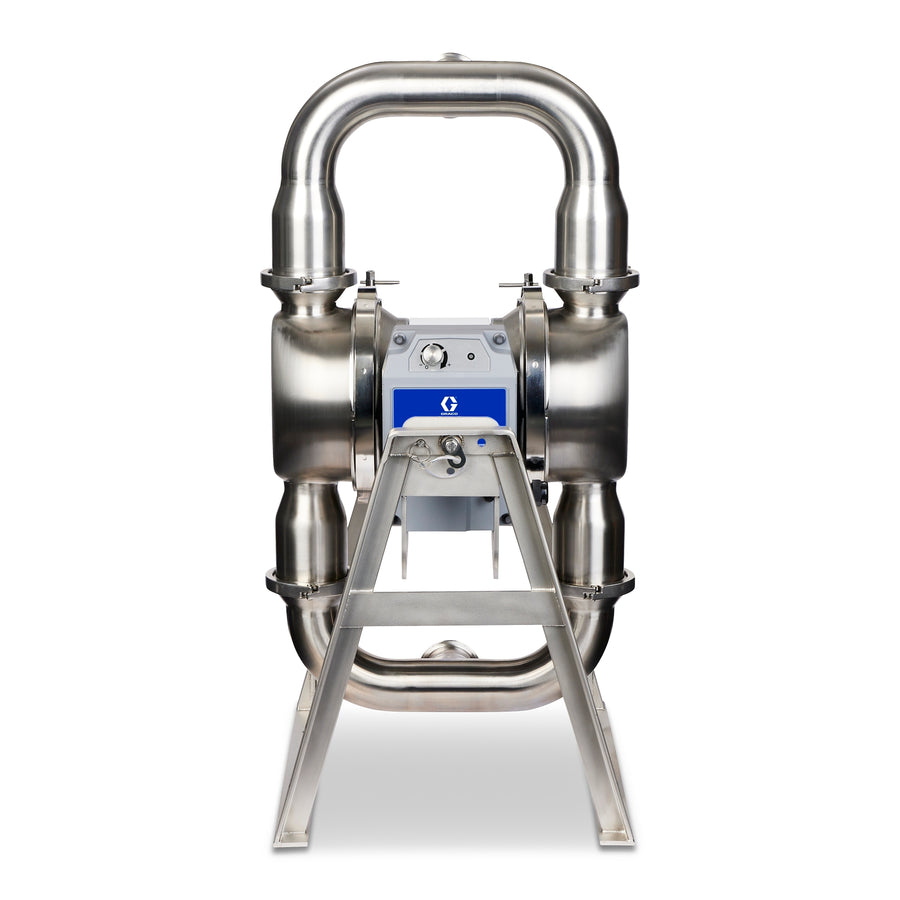 Graco QUANTM h80, 1.5"Tri-clamp, HS SST Electric Diaphragm Pump, 200-240 V, FEP AL Center, FL Seat, PO Diaphragm (HE80-0426)