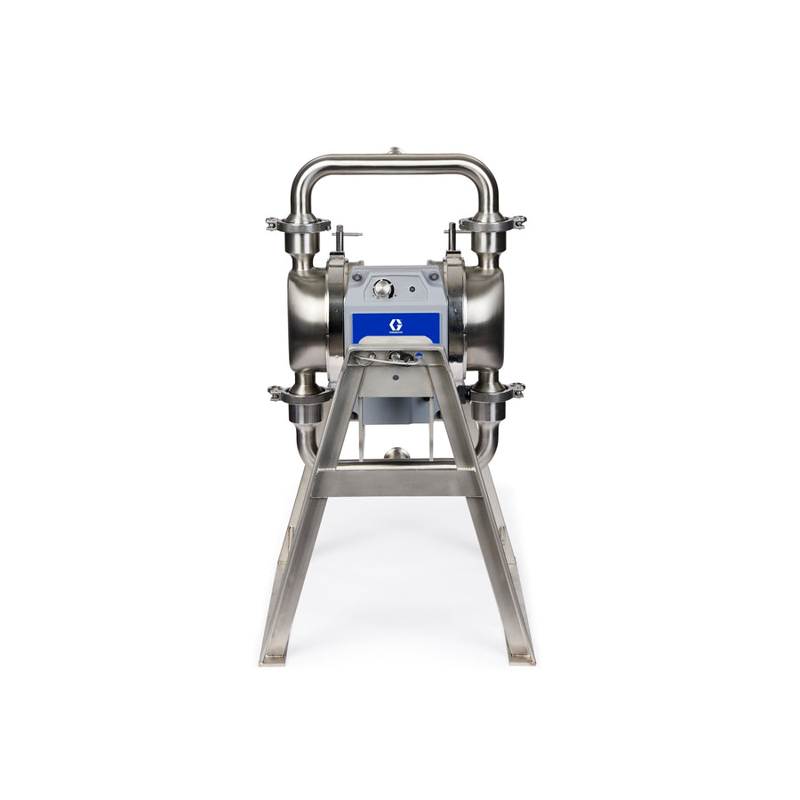 Graco QUANTM h80, 1.5"Tri-clamp, HS SST Electric Diaphragm Pump, 200-240 V, FEP AL Center, SS Seat, PT Ball, PO Diaphragm (HE80-0053)