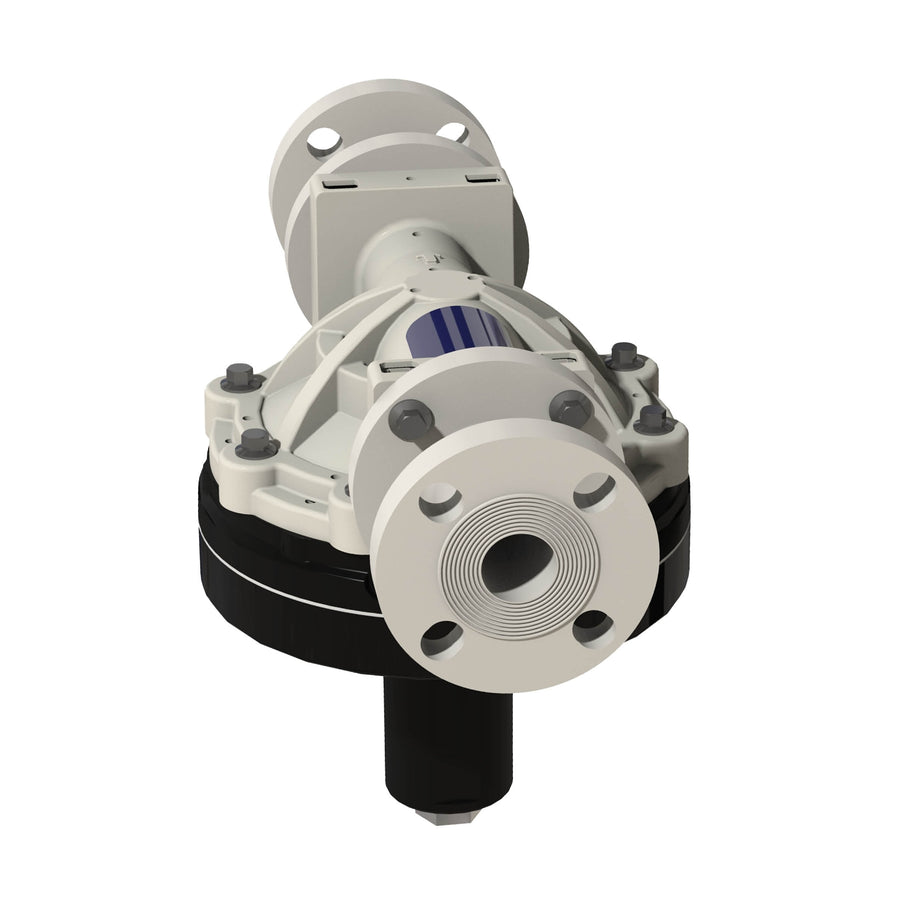 Graco 1 in. (25.4 mm) i-Series Polypropylene Pulsation Dampener with PP Seats and SP Diaphragm (2000462)