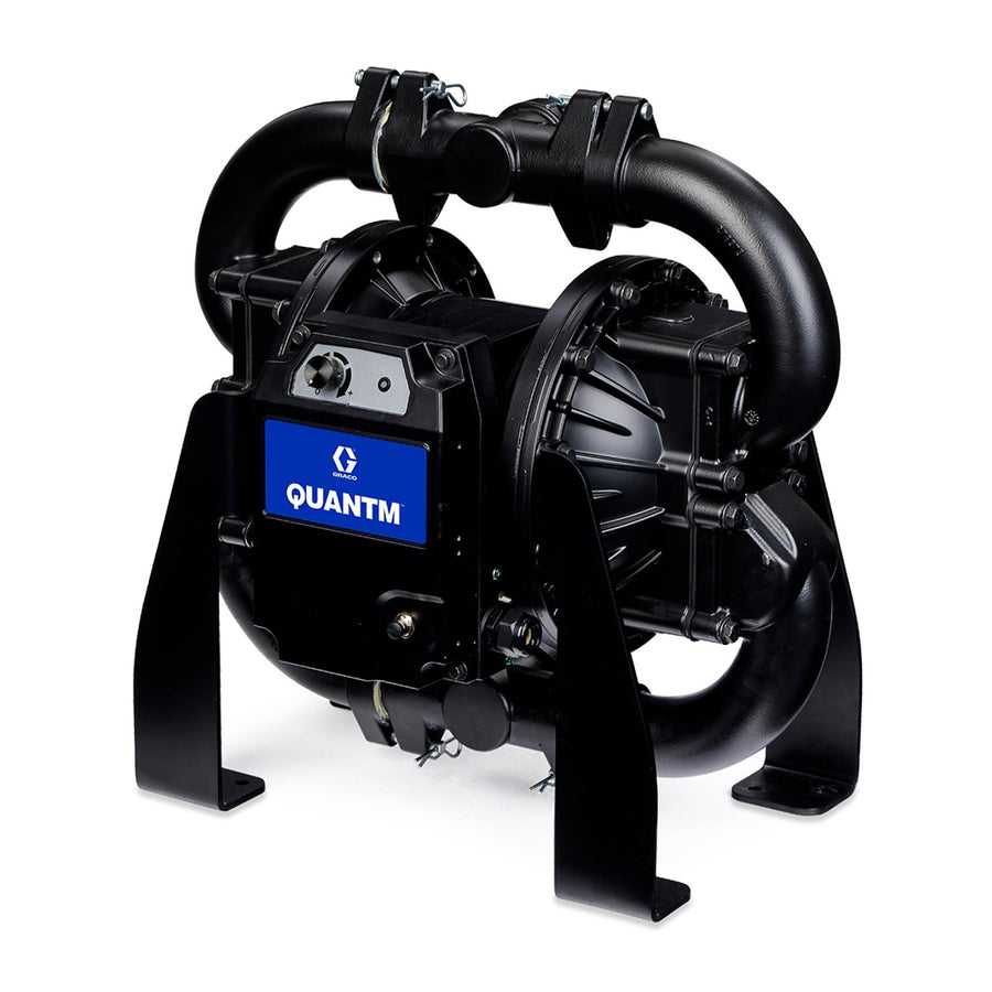 Graco QUANTM i120LP, 2" BSPT, Aluminum Electric Diaphragm Pump, 200-240 V, AL Center, FB Seat, Flap Valve, SP Diaphragm (TE120-0286)